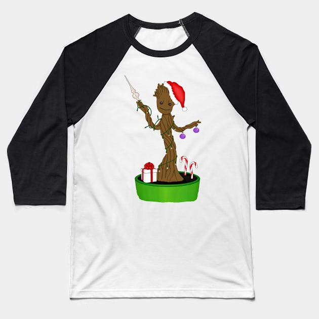 Groot X-Mass Baseball T-Shirt by WkDesign